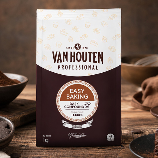 Van Houten Professional Dark Compound Easy Baking (Coin)