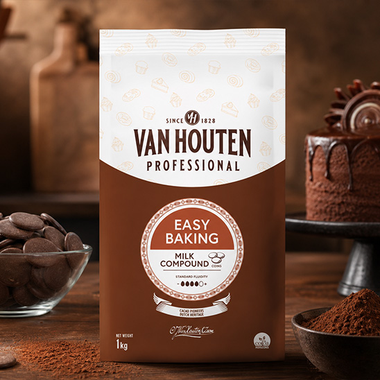 Van Houten Professional Milk Compound Easy Baking (Coin)