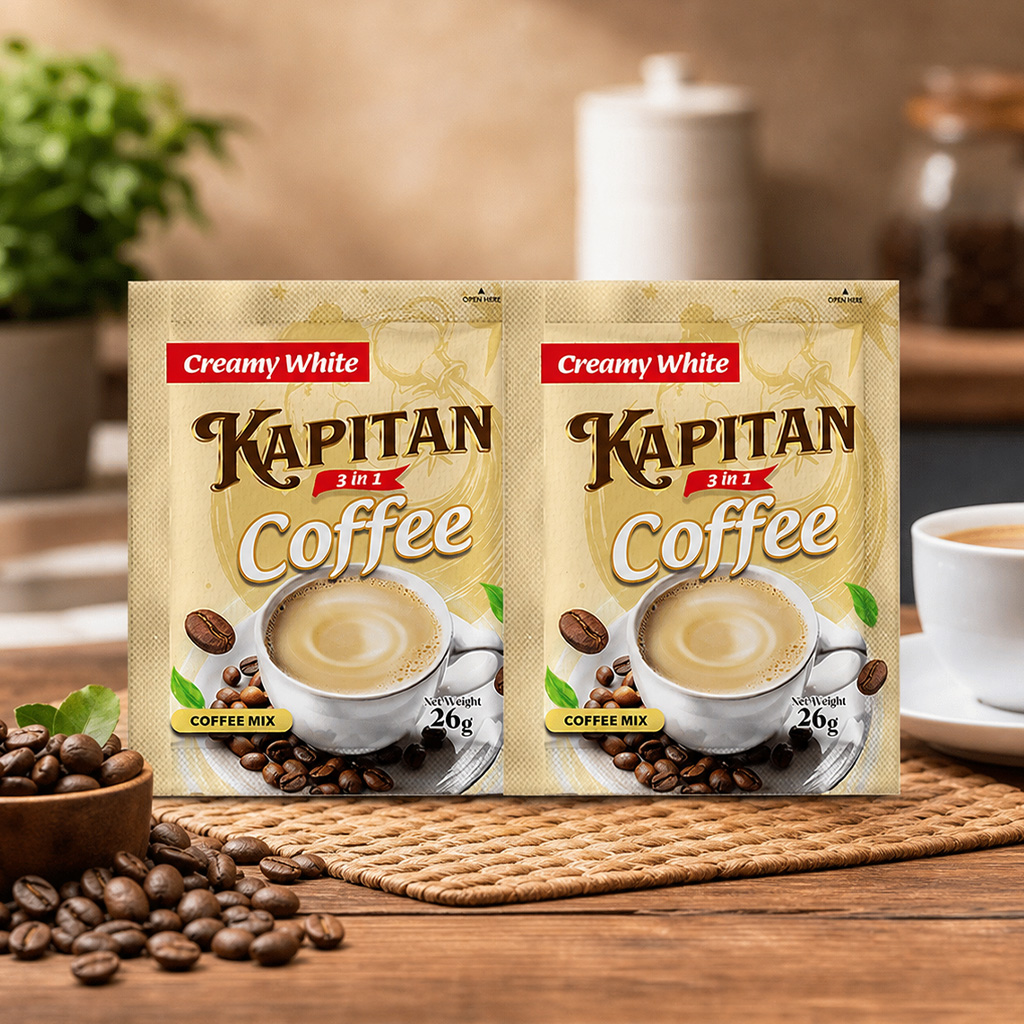 Kapitan 3-in-1 Coffee Creamy White