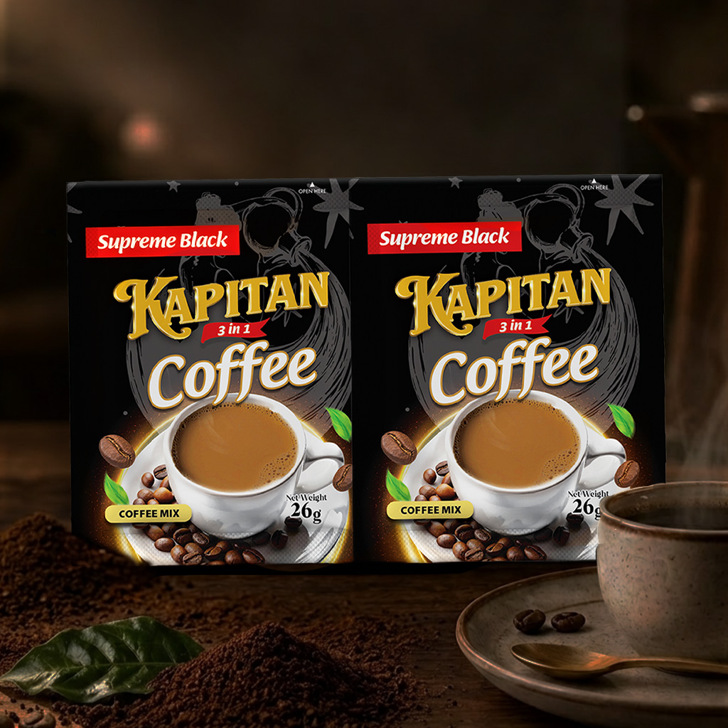 Kapitan 3-in-1 Coffee Supreme Black