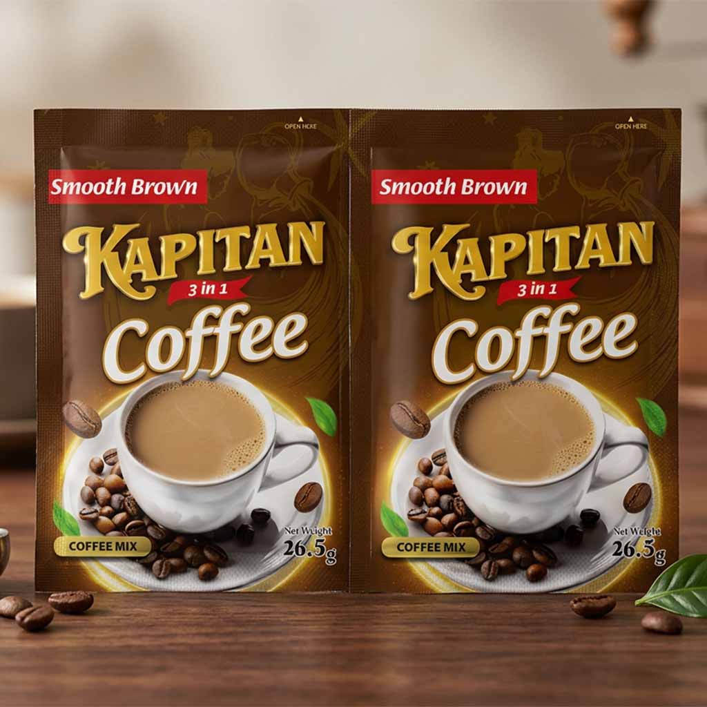 Kapitan 3-in-1 Coffee Smooth Brown