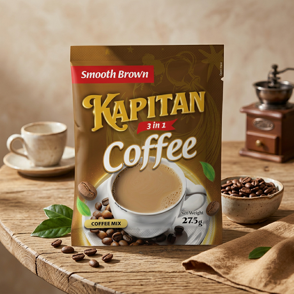 Kapitan 3-in-1 Coffee Smooth Brown