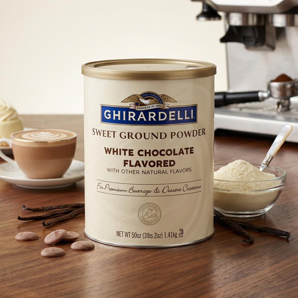 Ghirardelli Sweet Ground Powder - White Chocolate Flavored