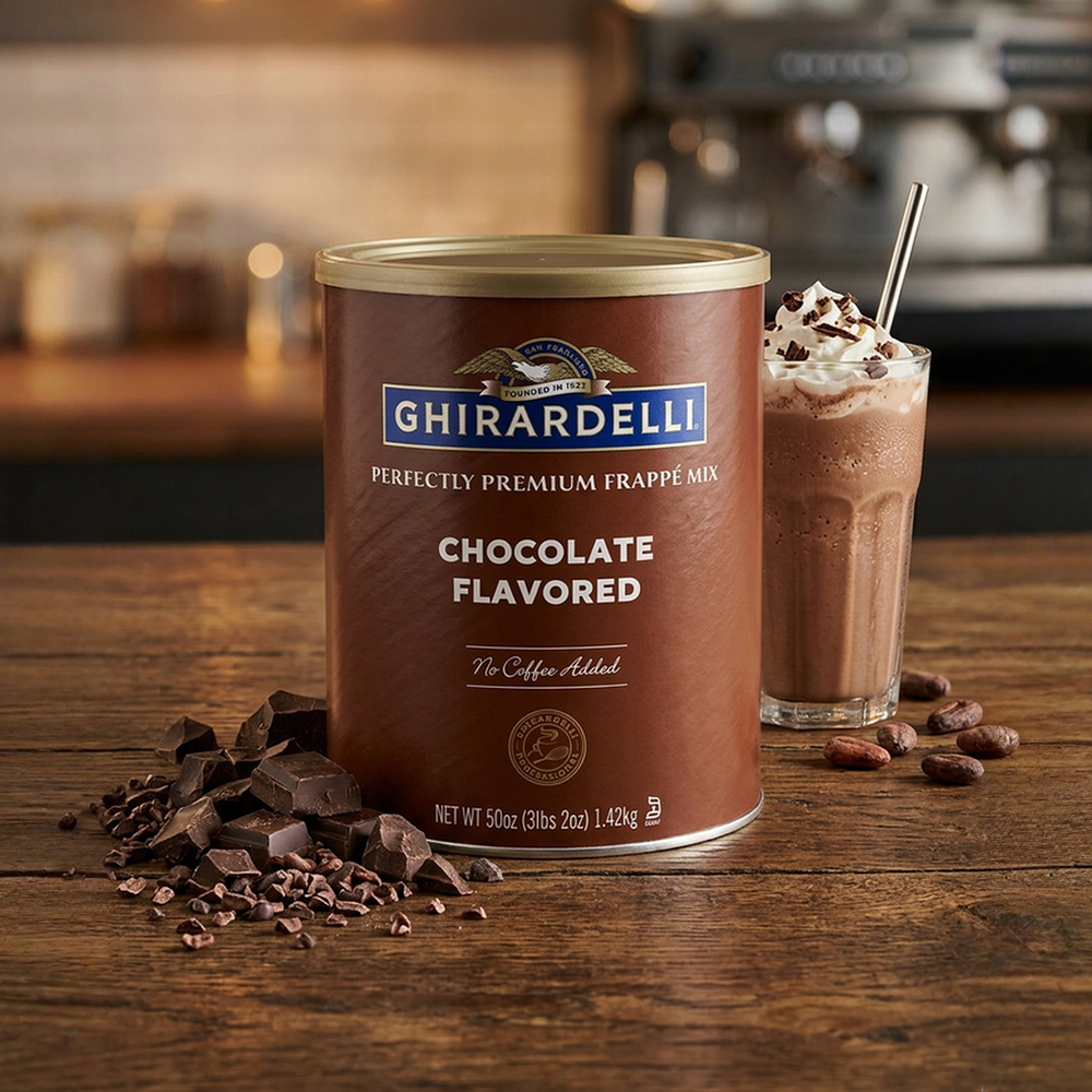 Ghirardelli Perfectly Premium Frappe Mix - Chocolate Flavored