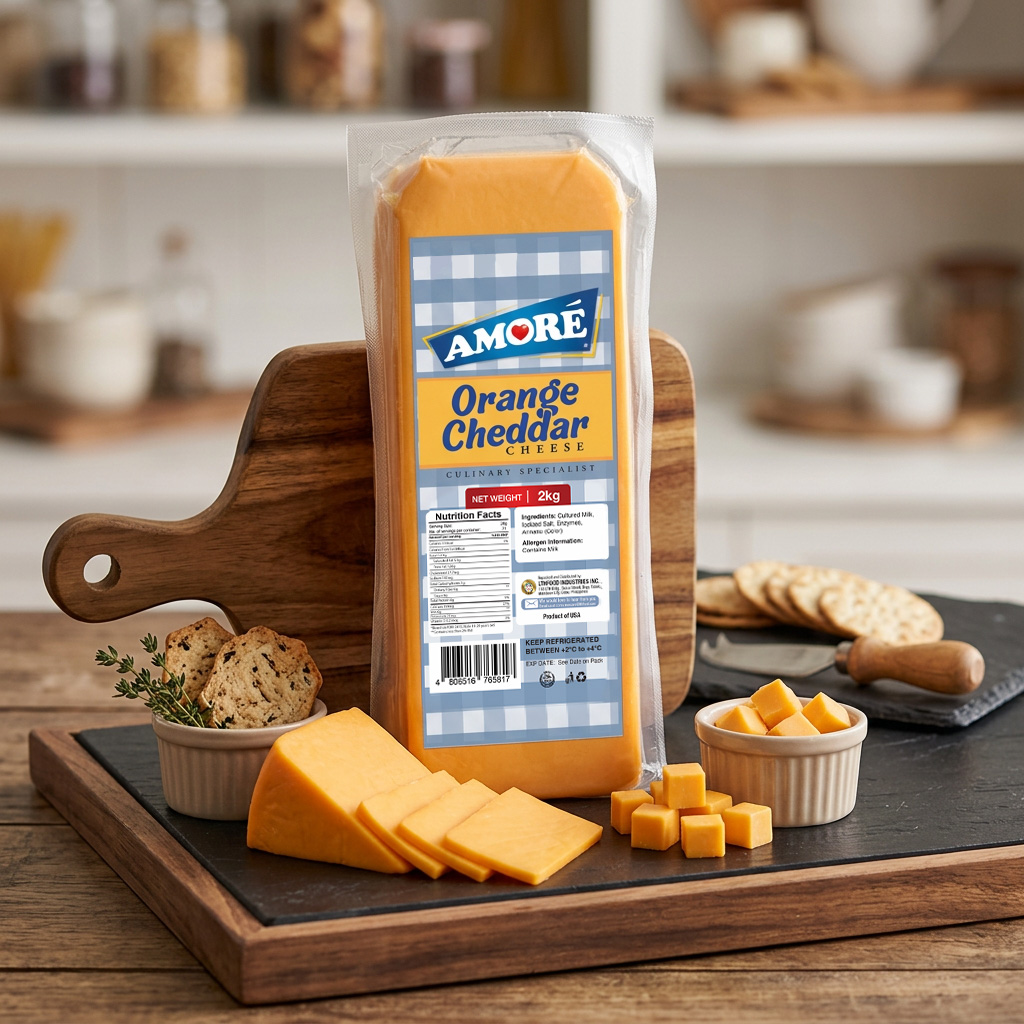 Amore Orange Cheddar Cheese