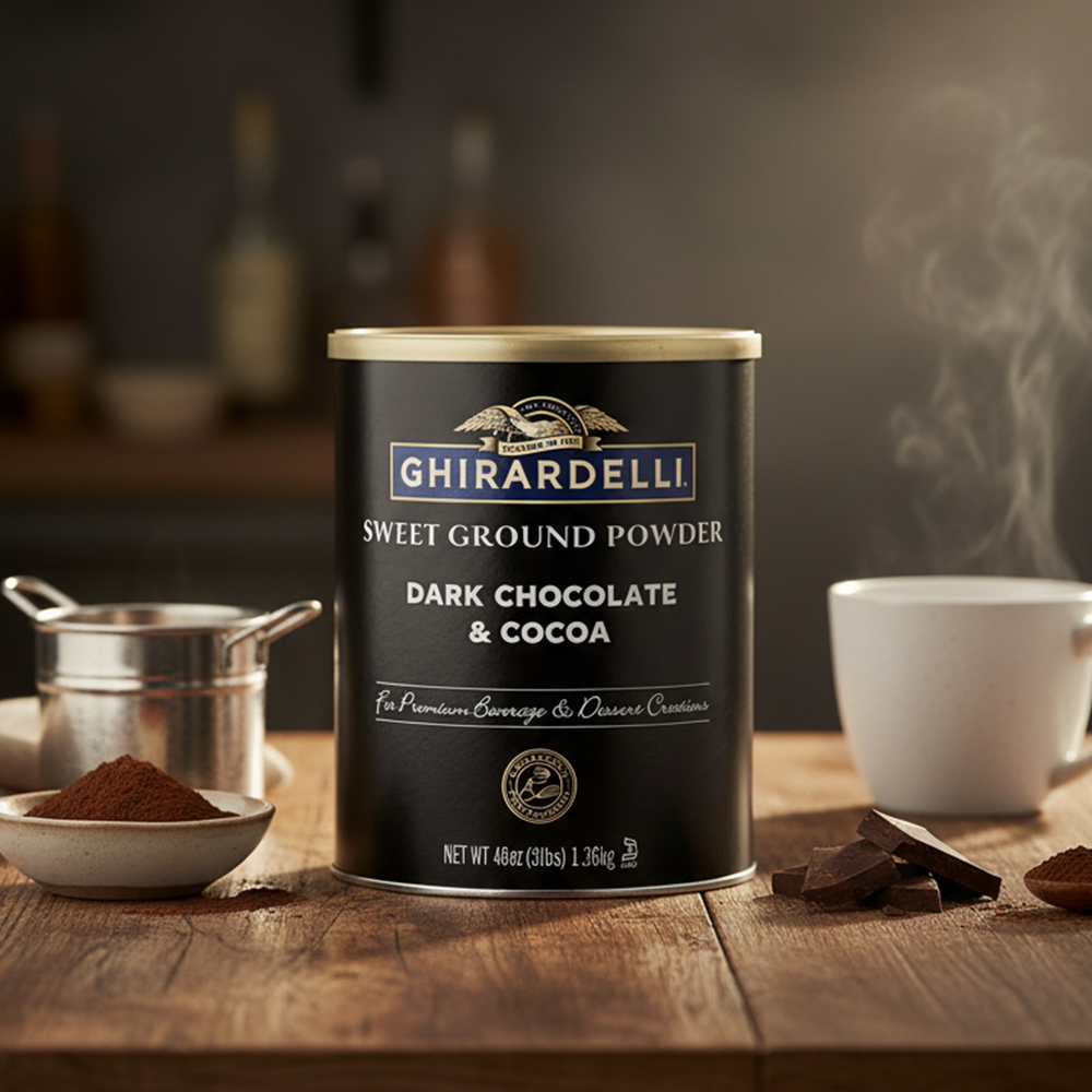 Ghirardelli Sweet Ground Powder - Dark Chocolate & Cocoa