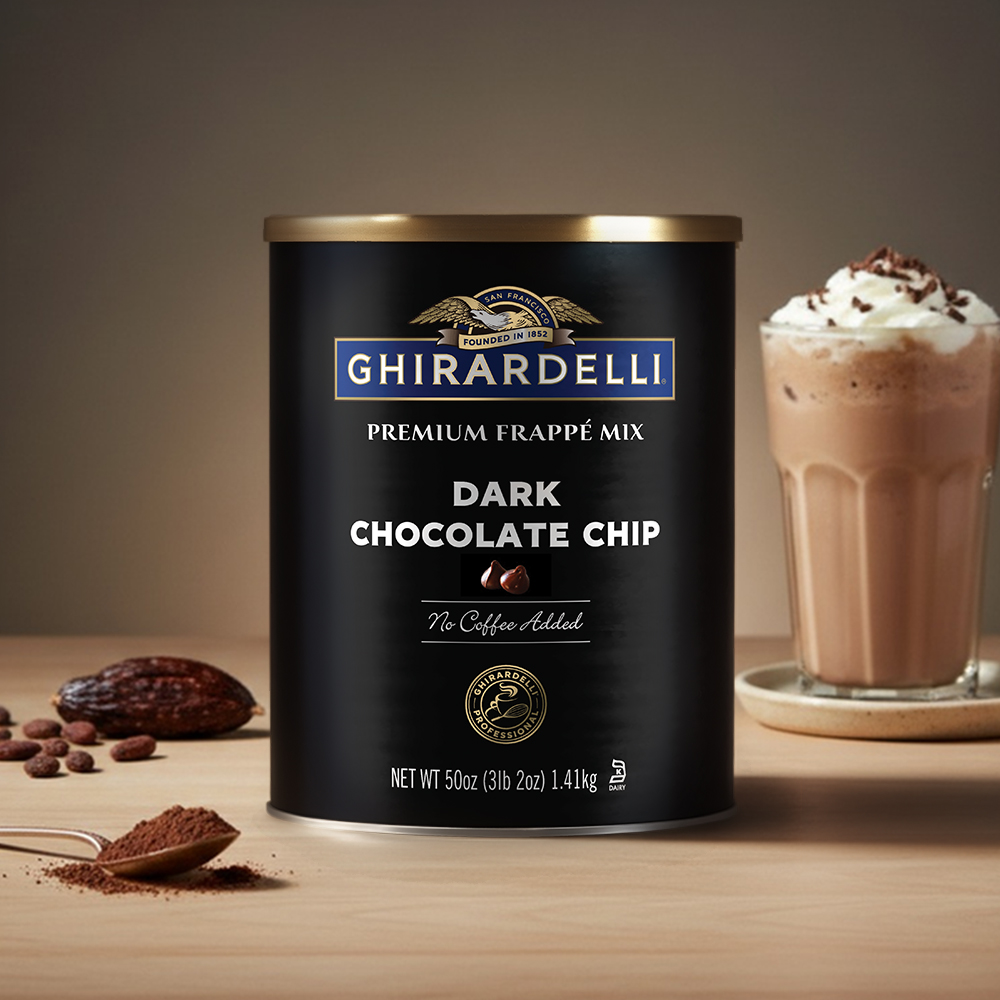 Ghirardelli Perfectly Premium Frappe Mix - Dark Chocolate Chip