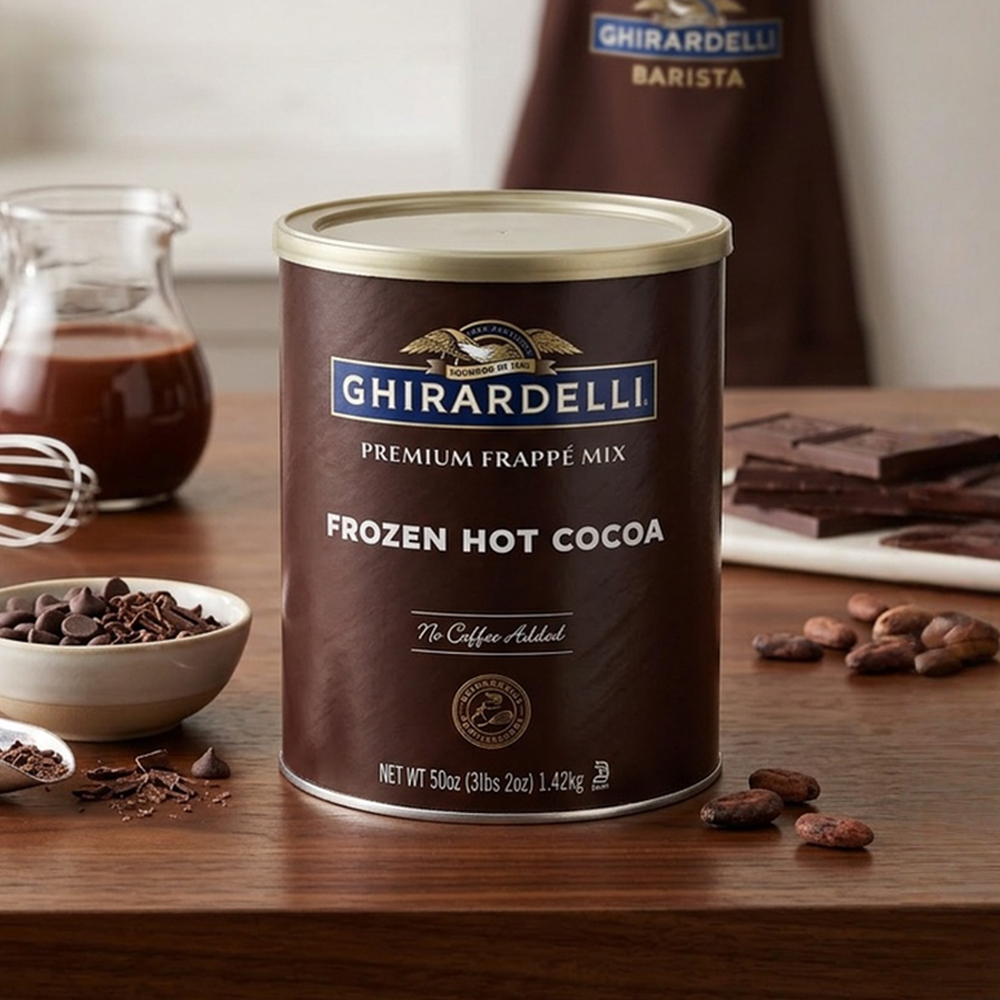 Ghirardelli Perfectly Premium Frappe Mix - Frozen Hot Cocoa