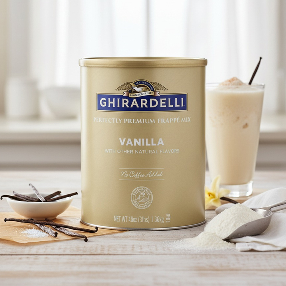 Ghirardelli Perfectly Premium Frappe Mix - Vanilla