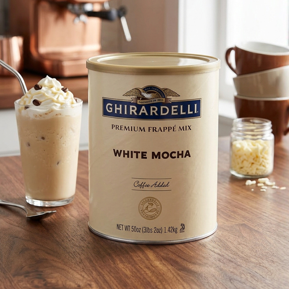 Ghirardelli Perfectly Premium Frappe Mix - White Mocha