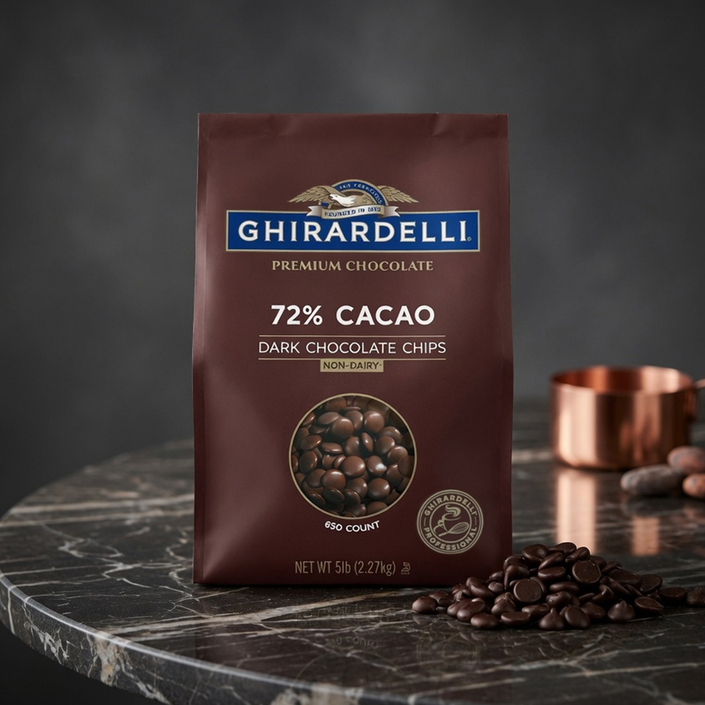 Ghirardelli Baking Chips - 72% Cacao Dark Chocolate Chips