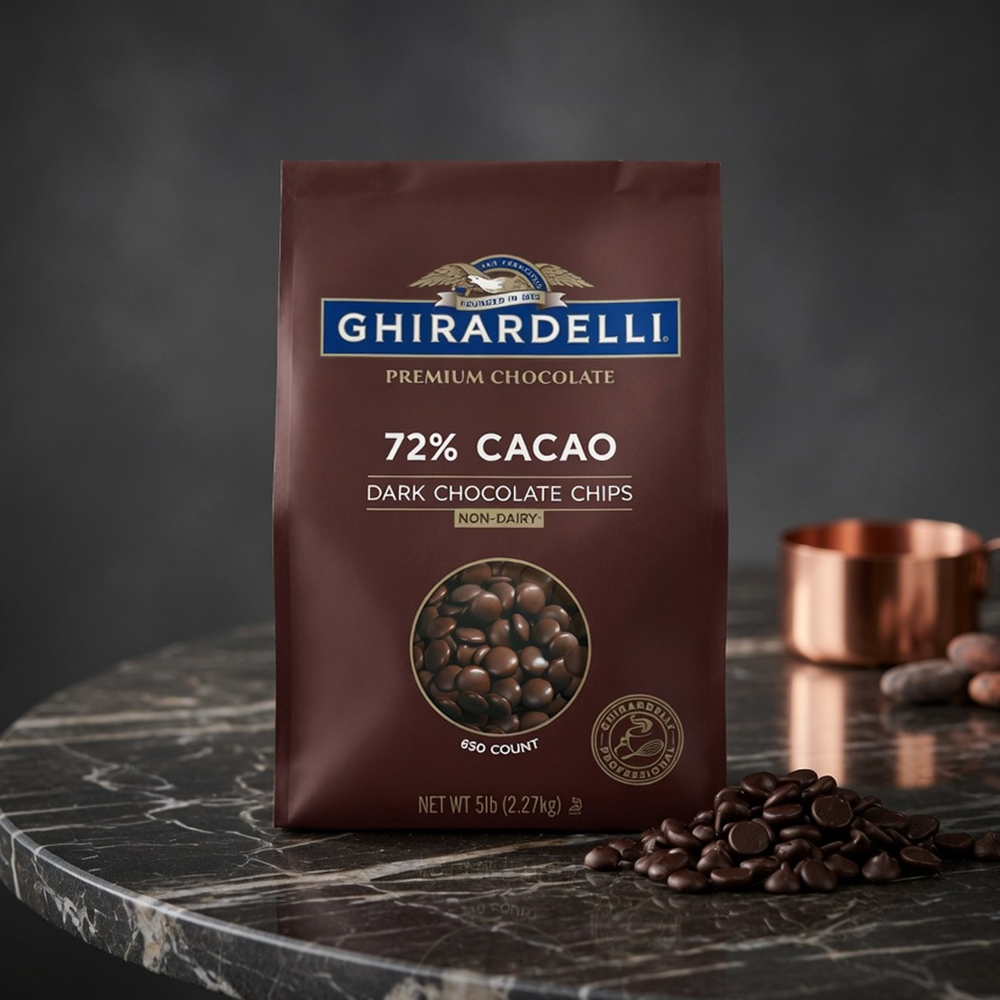 Ghirardelli Baking Chips - 72% Cacao Dark Chocolate Chips