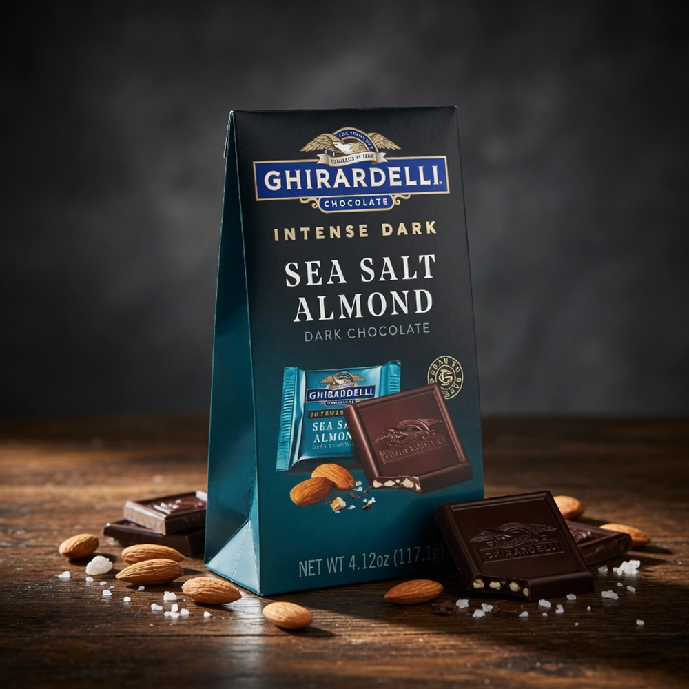 Ghirardelli Squares - Sea Salt Almond Dark Chocolate