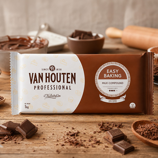 Van Houten Professional Milk Compound Easy Baking (Block)