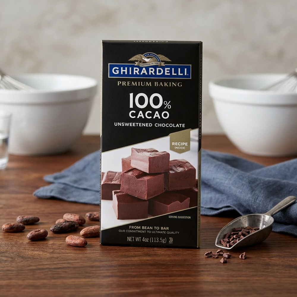 Ghirardelli Chocolate Bars - 100% Cacao Unsweetened Chocolate