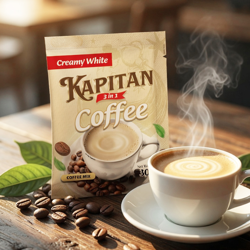 Kapitan 3-in-1 Coffee Creamy White
