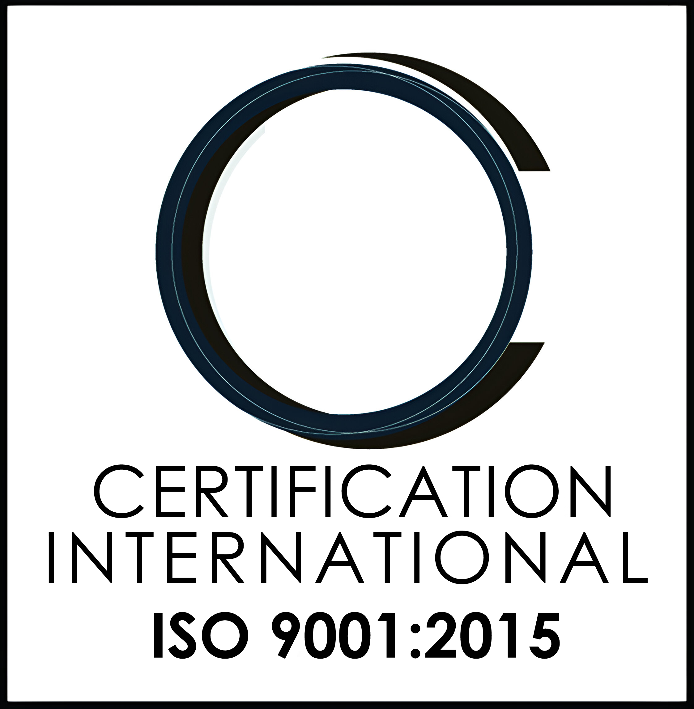 Certification International ISO 9001:2015 certification